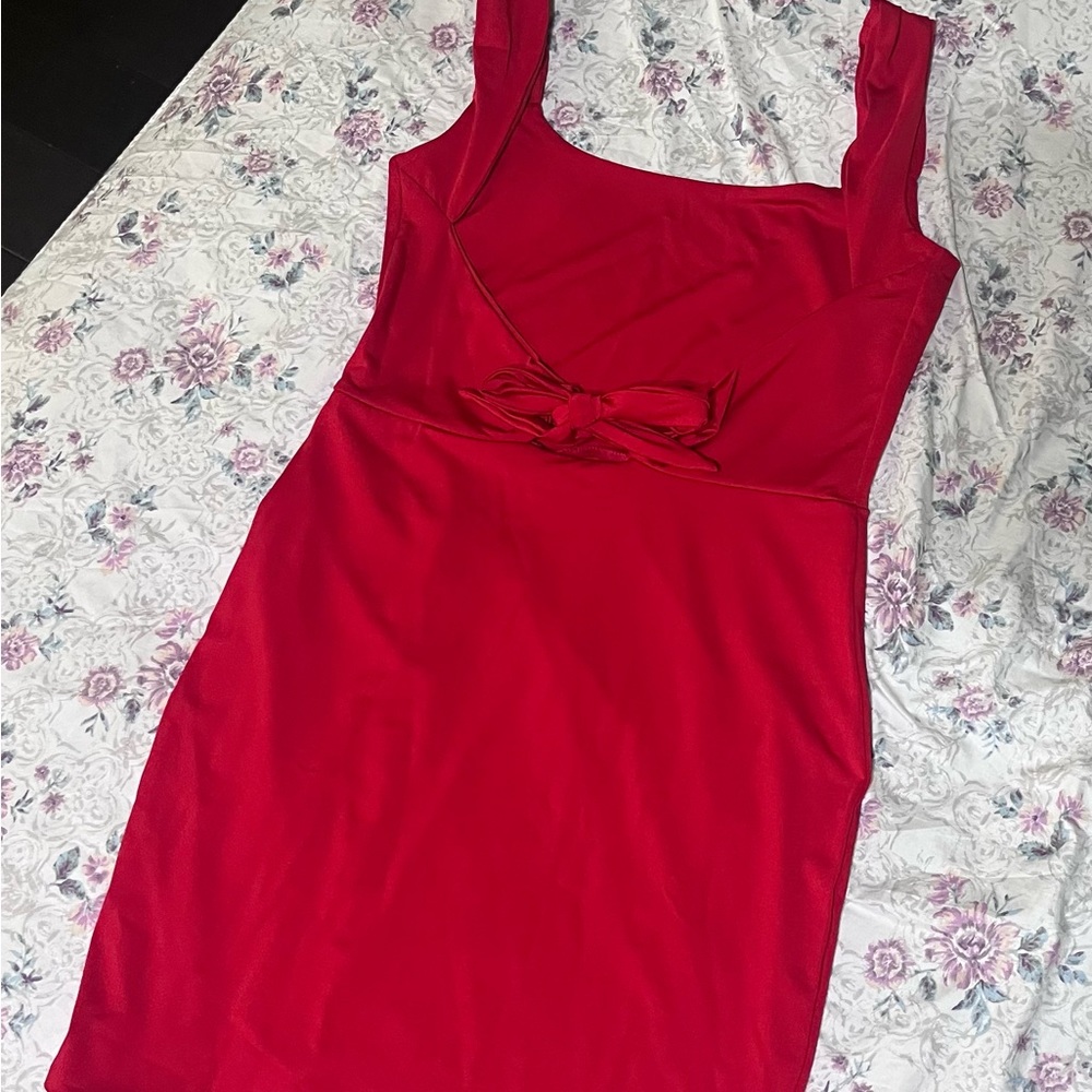 Red dress